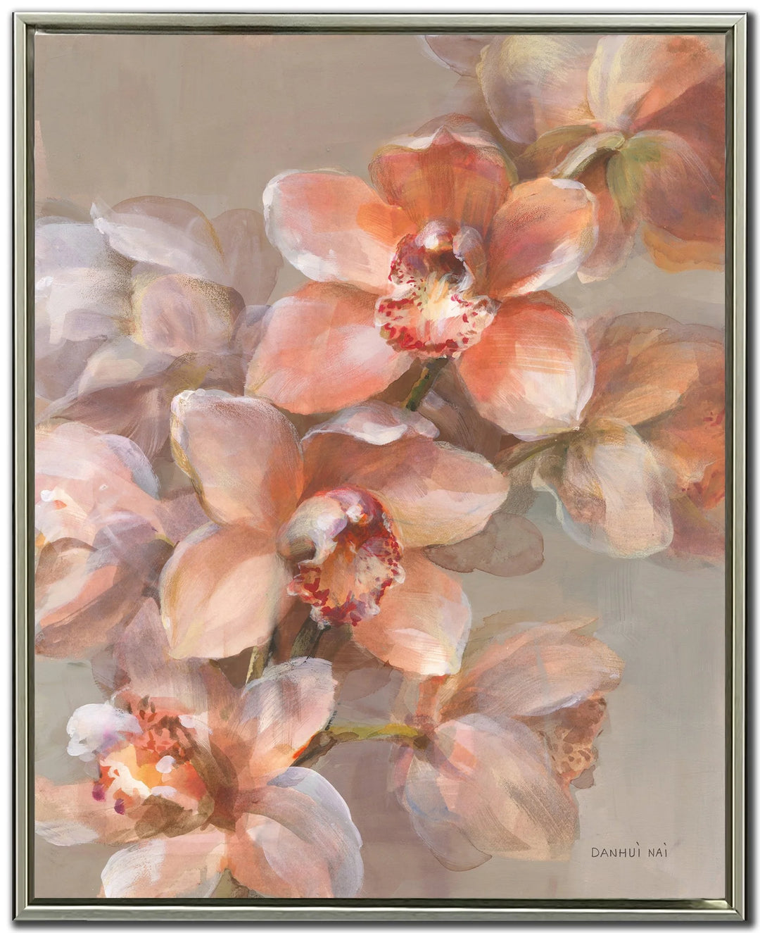 Delicate Orchid - Wall Art - Floating Frame
