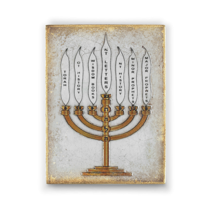 T 331 Menorah- RETIRED Sid Dickens Memory Block