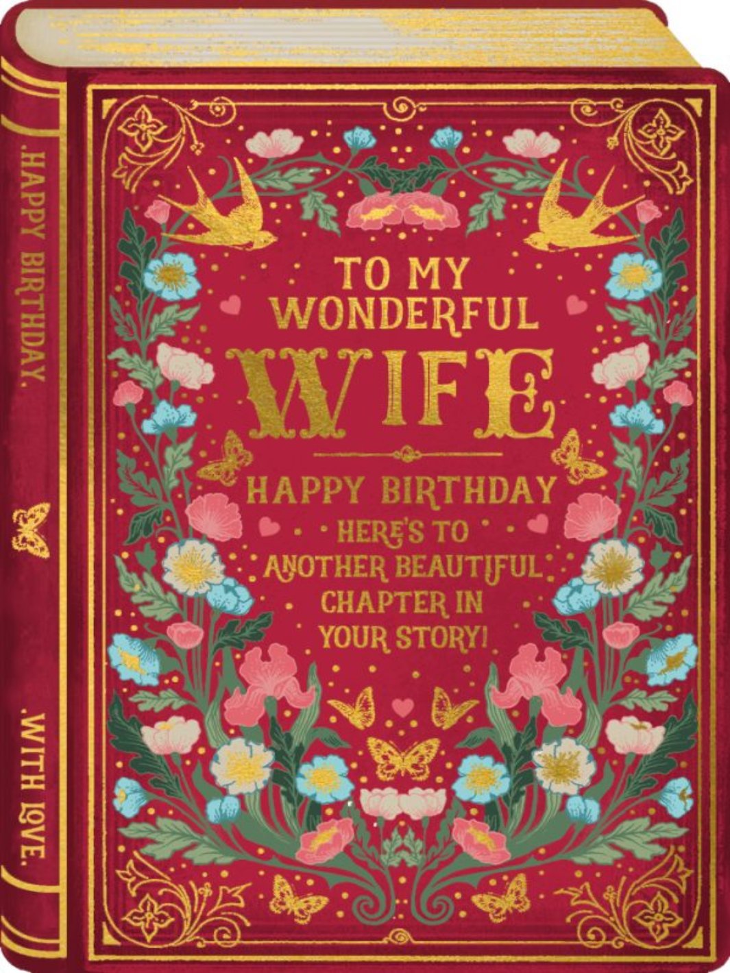 To My Wonderful Wife Birthday - Storybook Greeting Card