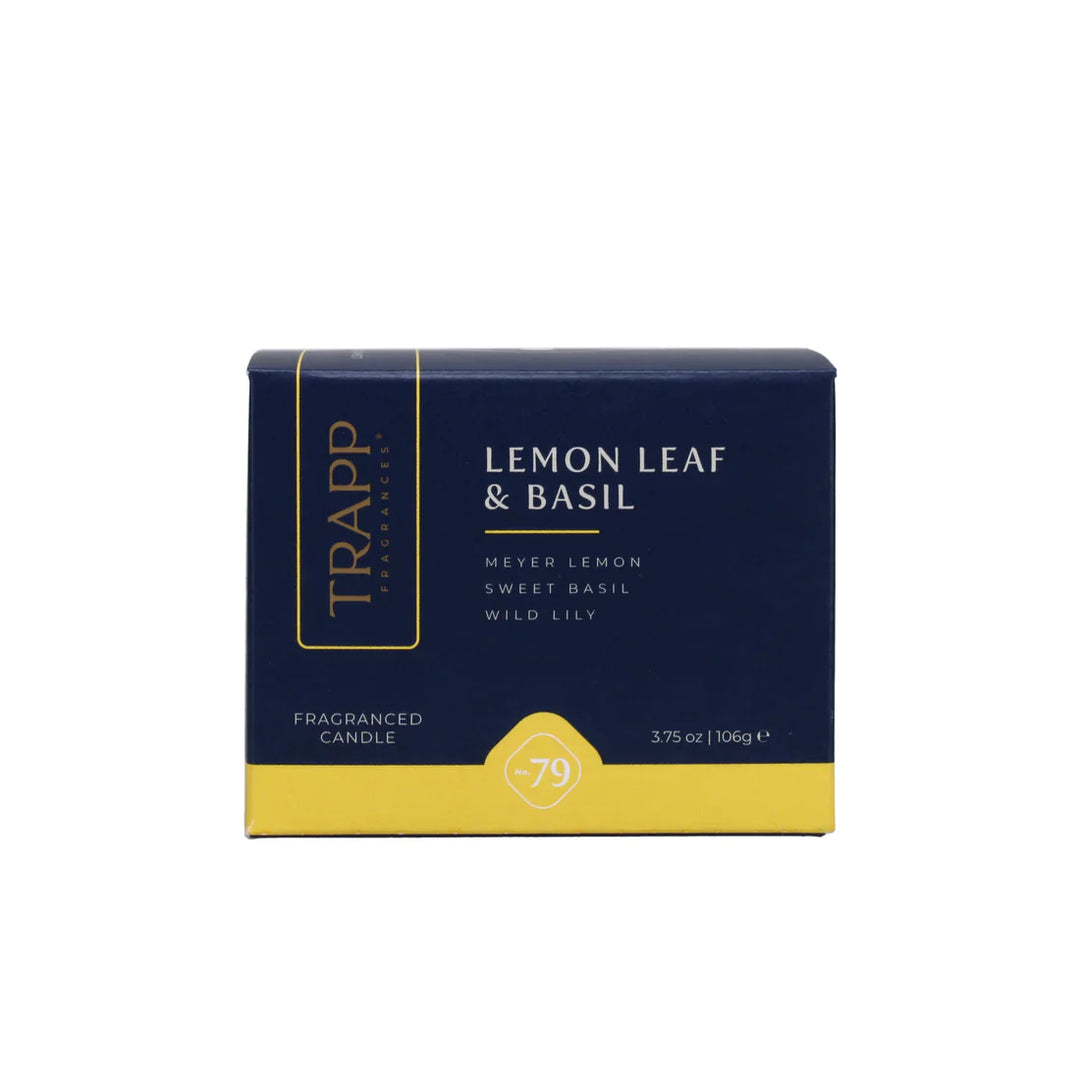 Trapp Fragrances Poured Candle - No. 79 Lemon Leaf & Basil