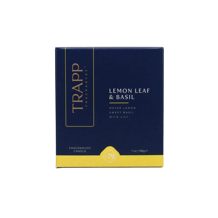 Trapp Fragrances Poured Candle - No. 79 Lemon Leaf & Basil
