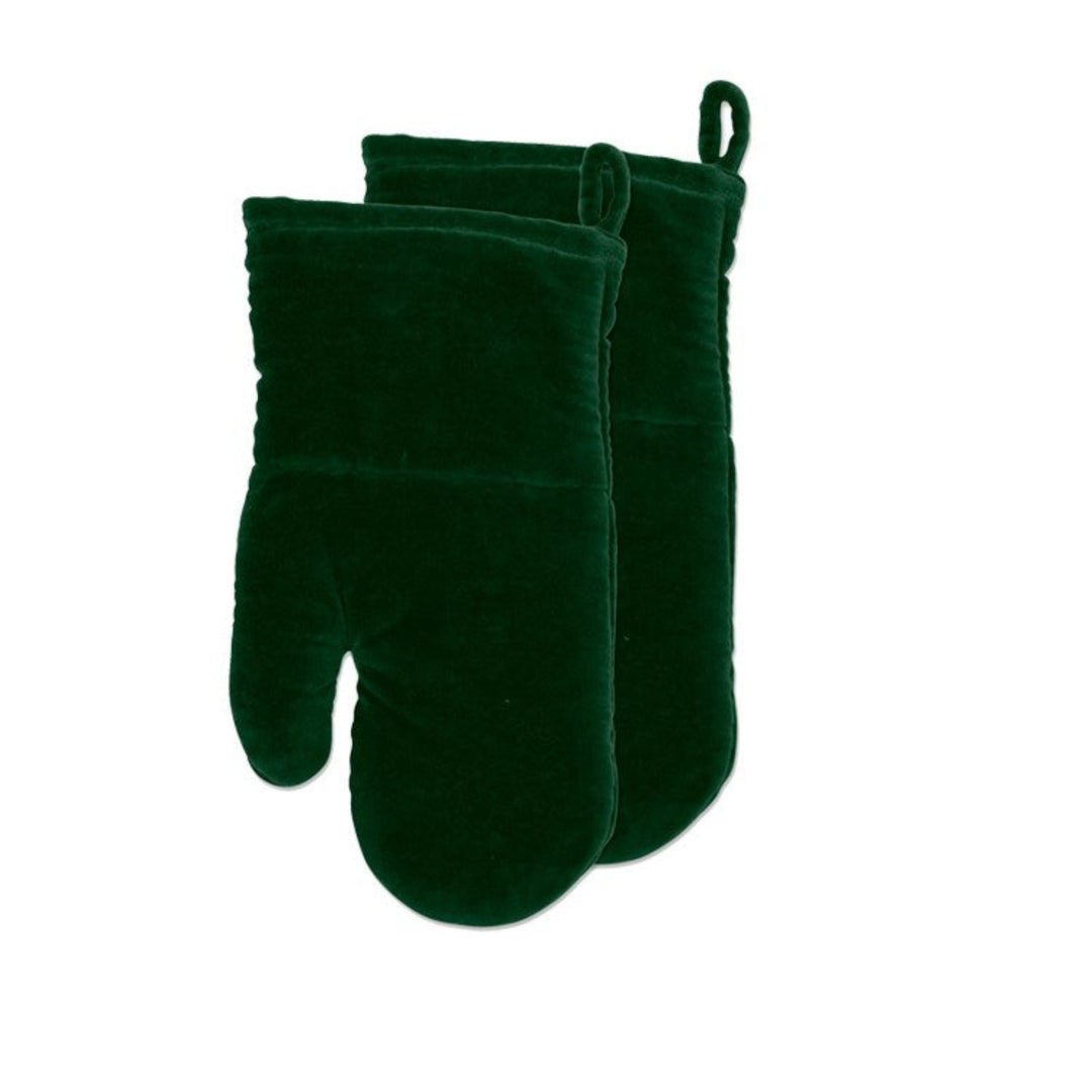 Velvet Oven Mitts