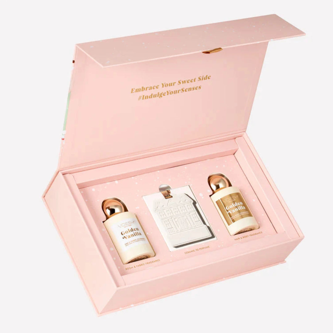 Voesh Golden Vanilla Fragrance Set