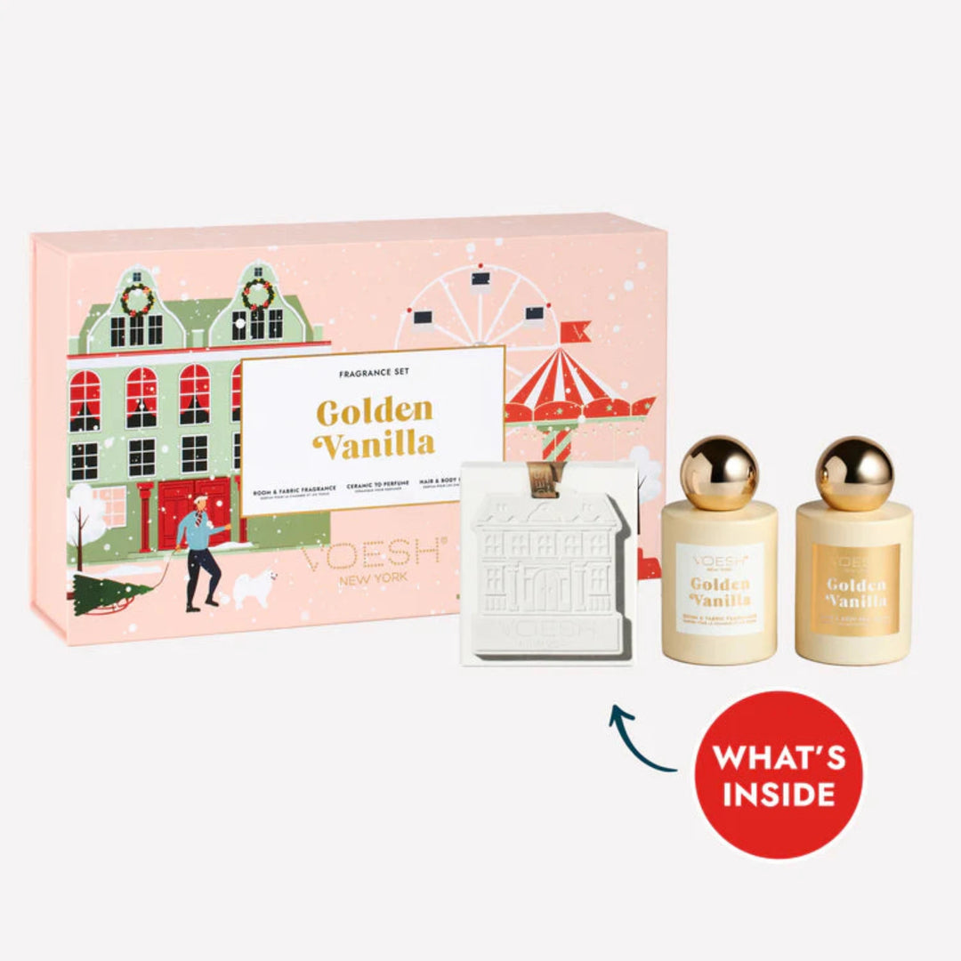 Voesh Golden Vanilla Fragrance Set