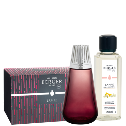 LAMPE BERGER 赤い芳香器 Maison Berger Amphora Lamp Gift Set Raspberry – Crafted Decor