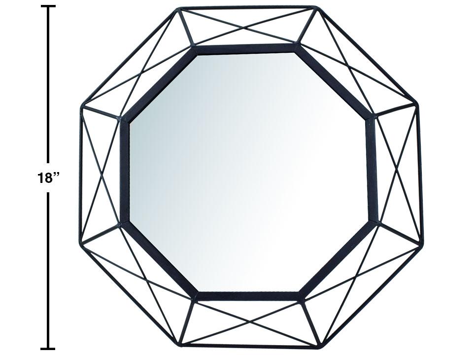 Geo Wire Mirror Convex