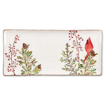 Pine & Cardinal Seasonal Platters