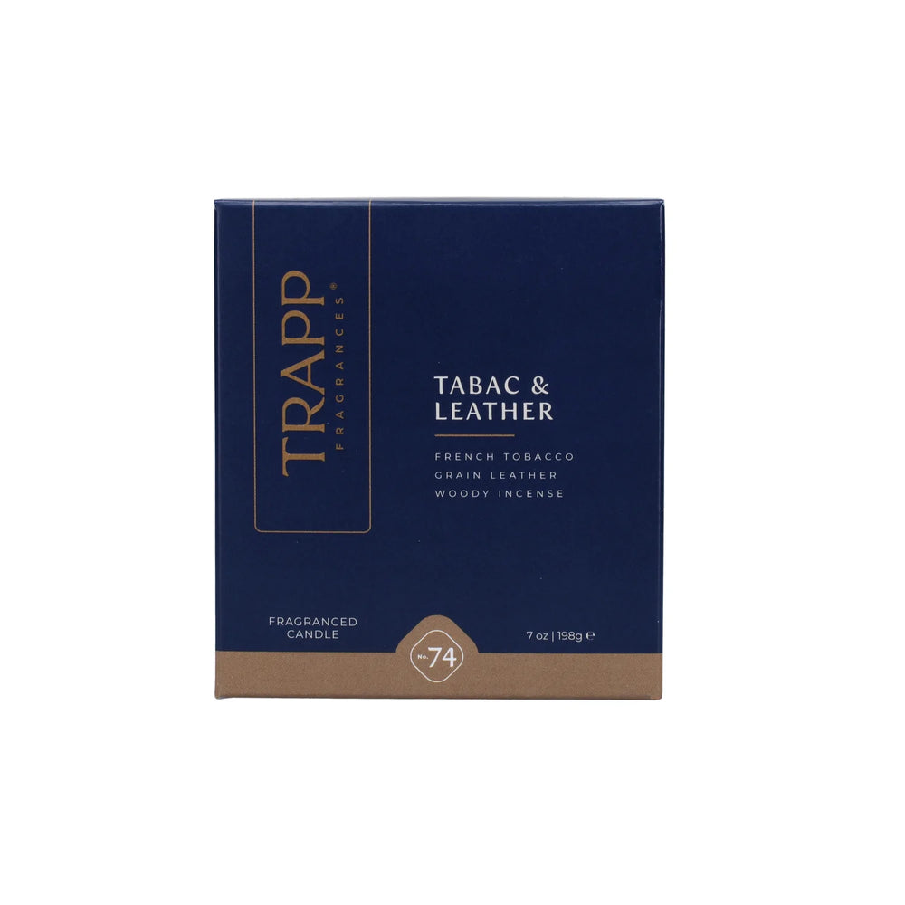 Trapp Fragrances Poured Candle - No. 74 Tabac & Leather