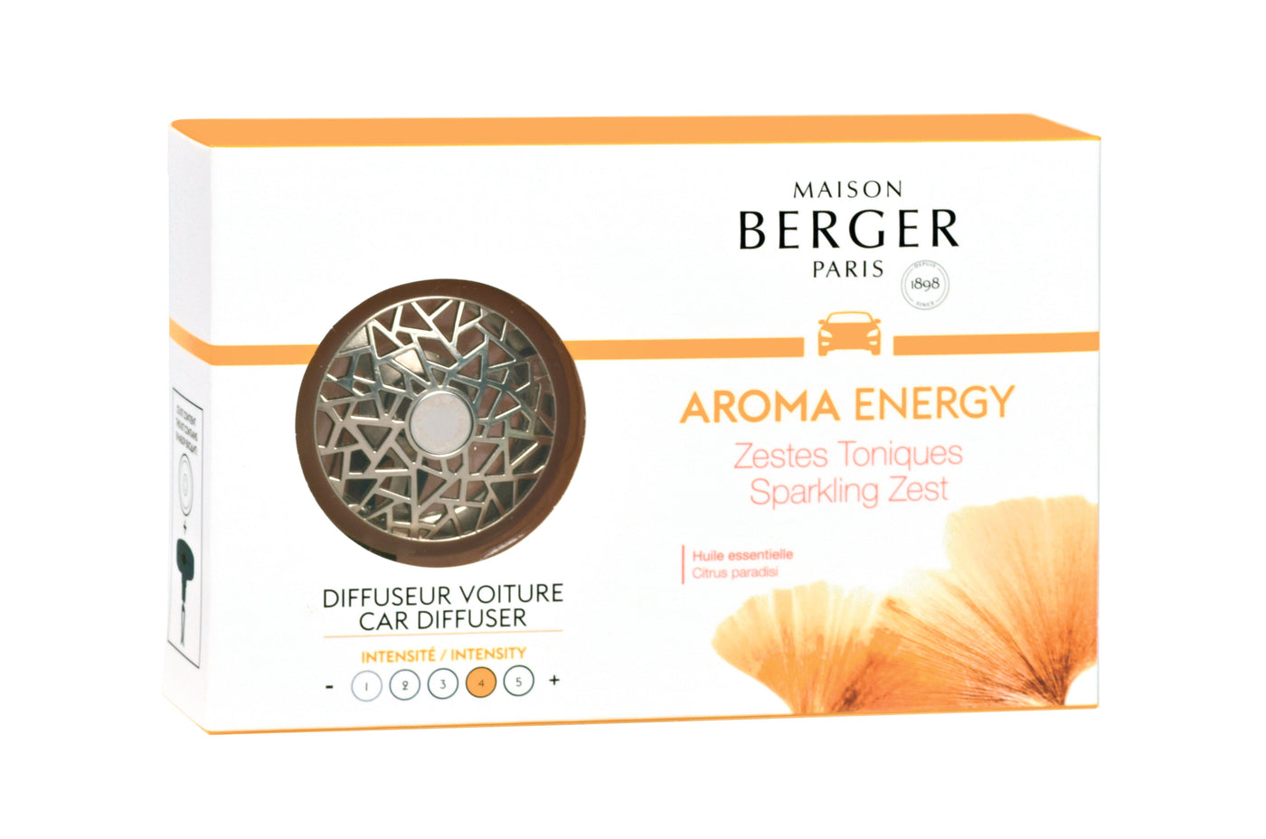 Aromatherapy Energy (Sparkling Zest) - Car Diffuser Pack