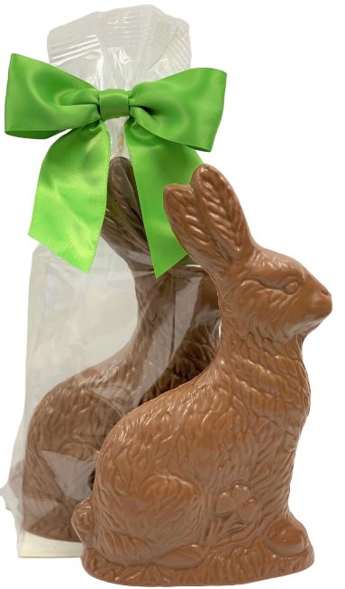 Solid Milk Chocolate Traditional Easter Bunny 8"