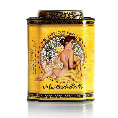 100% Natural Mustard Bath in Iconic Tin 480g