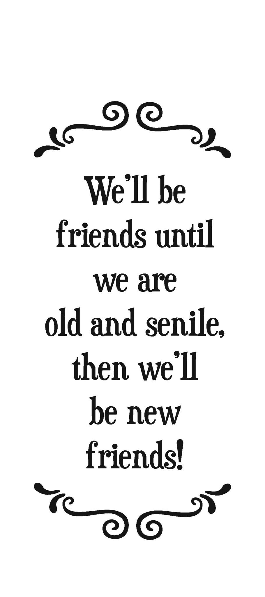 Funny Kitchen Tea Towel 27" x 18” - New Friends