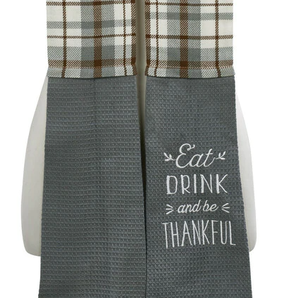 Be Thankful - Kitchen Towel Boa