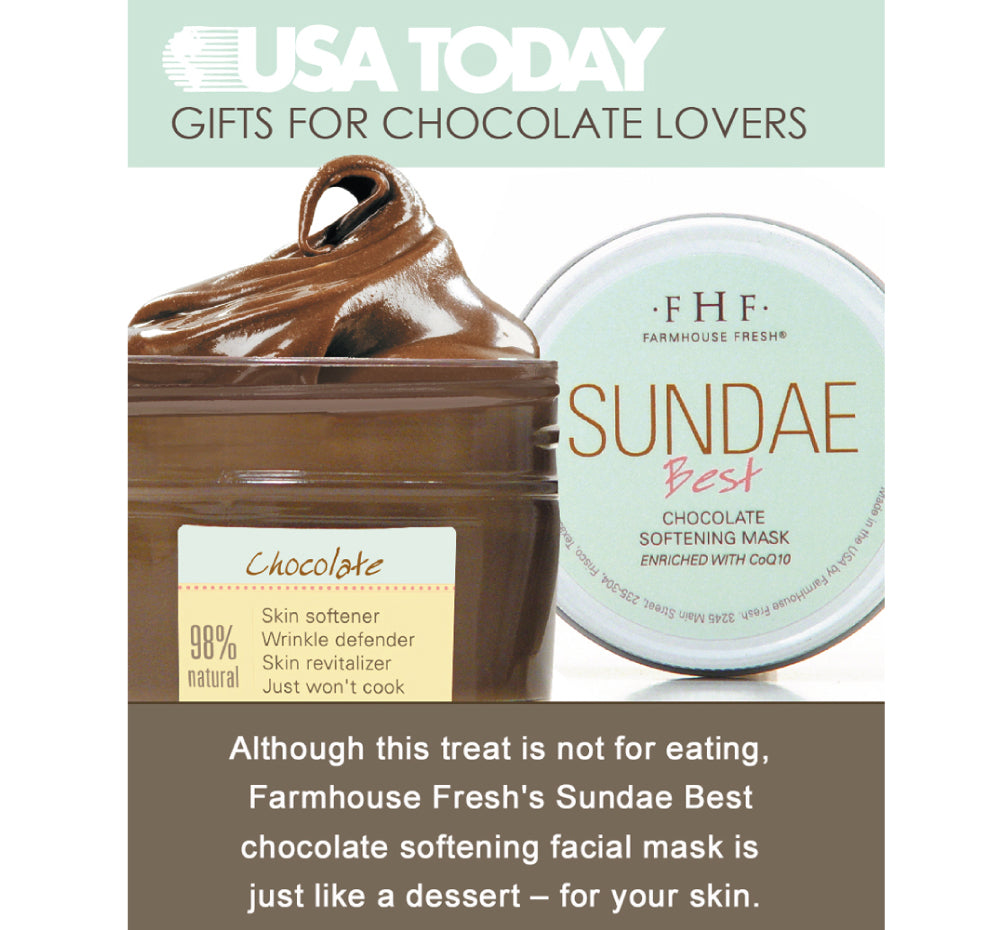Farmhouse Fresh Sundae Best Chocolate Face Mask Jar