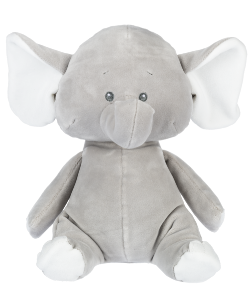 Cuddle-Me Elephant Plush - Grey 9”