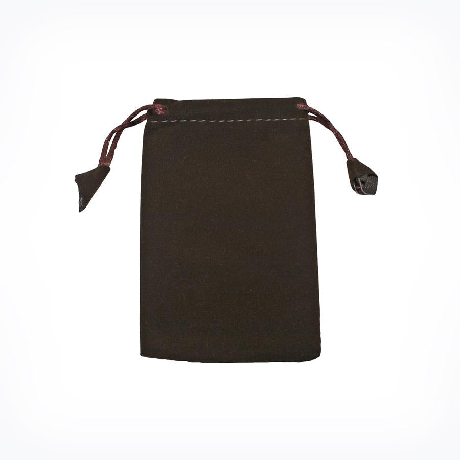 Dark Brown Velvet Treasure / Jewelry Bag
