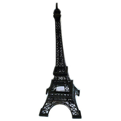 Eiffel Tower Table Statue in Black 12"