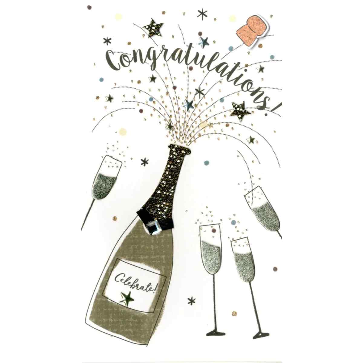 Congratulations - Celebrate Greeting Card