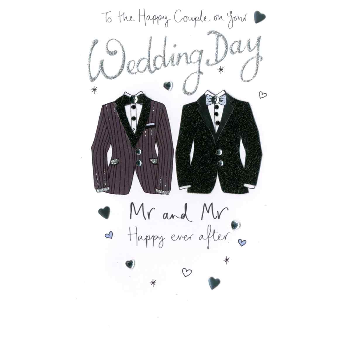 To the Happy Couple (Male) Congratulations Greeting Card