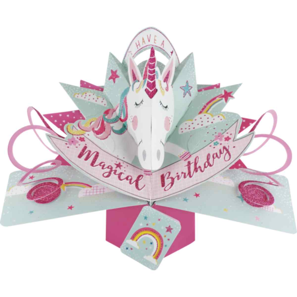 Pop Up Greeting Card - Have A Magical Birthday - Unicorn