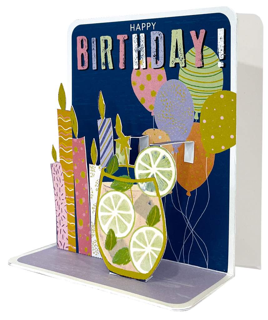Petite Pop-Up 3D Card - Birthday Candles