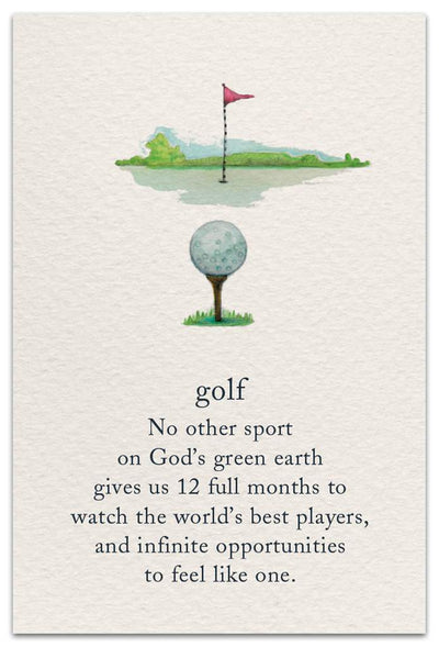 Cardthartic Greeting Card - Birthday Golf theme - front