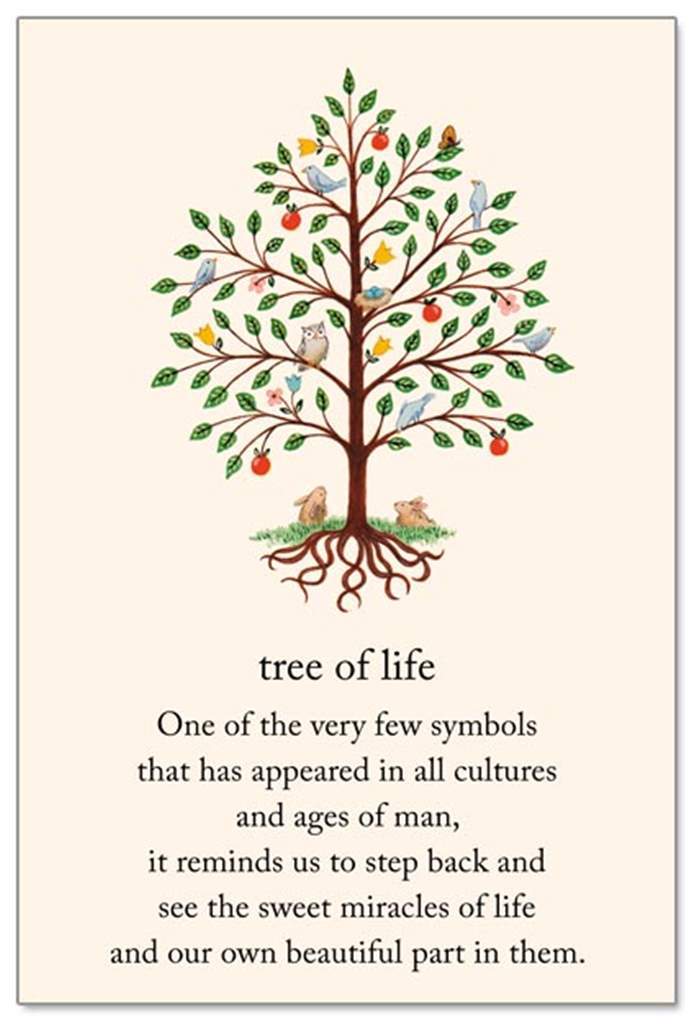 Cardthartic Greeting Card - Birthday Tree of Life theme - front