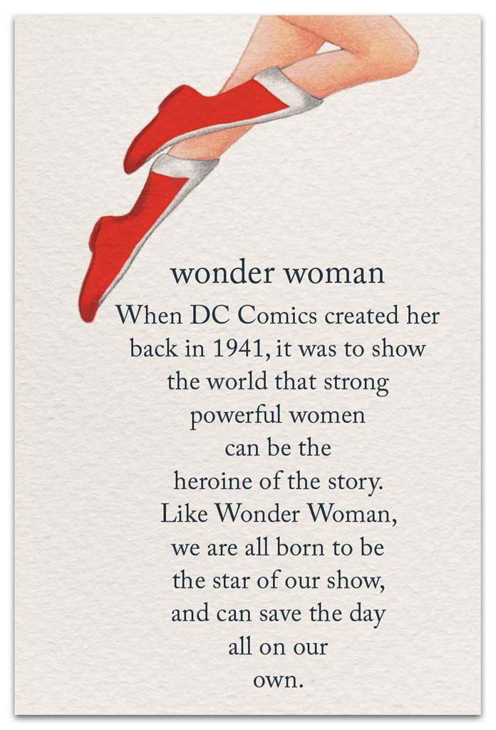 Cardthartic Greeting Card - Love & Friendship Wonder Woman theme - front