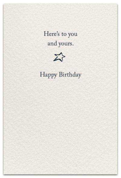 Cardthartic Greeting Card - Birthday Scotch theme - inside message