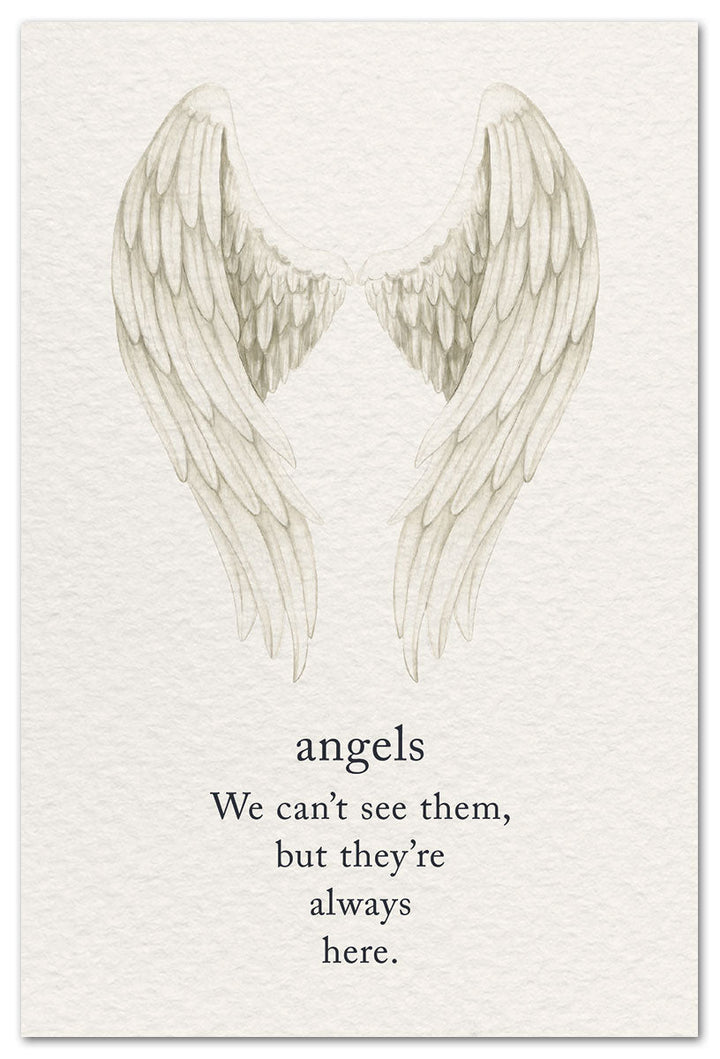 Cardthartic Greeting Card - Support & Encouragement Angels Wings theme - front