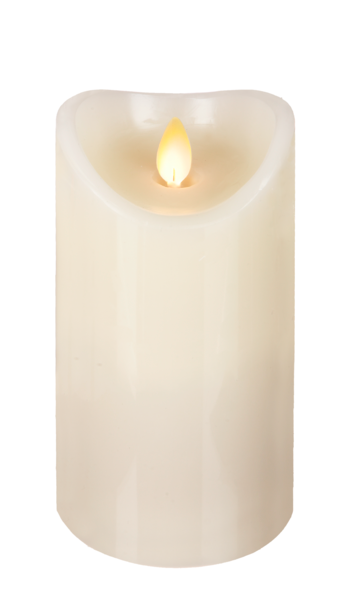 Luxury Lite Wax Moving Flame, Flameless Pillar Candle