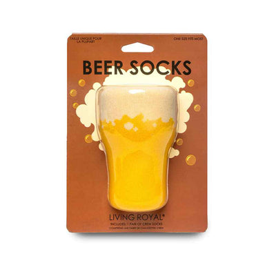 Beer Fun 3D Crew Socks by Living Royal