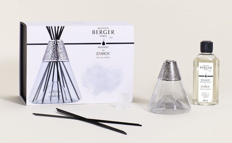 Starck Grey Reed Diffuser Gift Set - Peau de Pierre Fragrance
