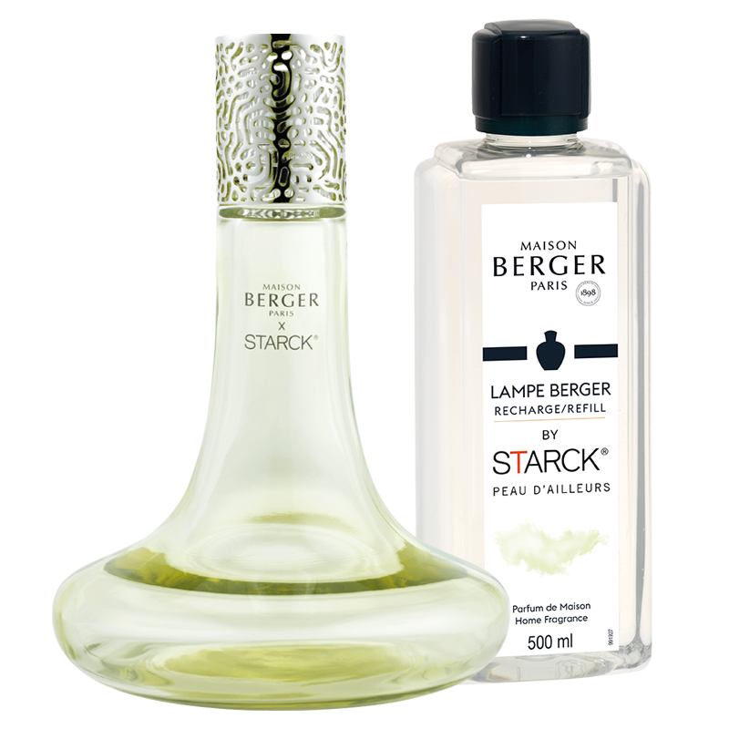 Maison Berger Starck Home Fragrance Lamp Gift Set in Green