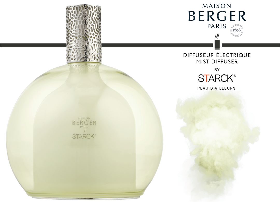 Starck Electric Mist Diffuser Gift Set Fragrance Peau d'Ailleurs by Maison Berger Paris