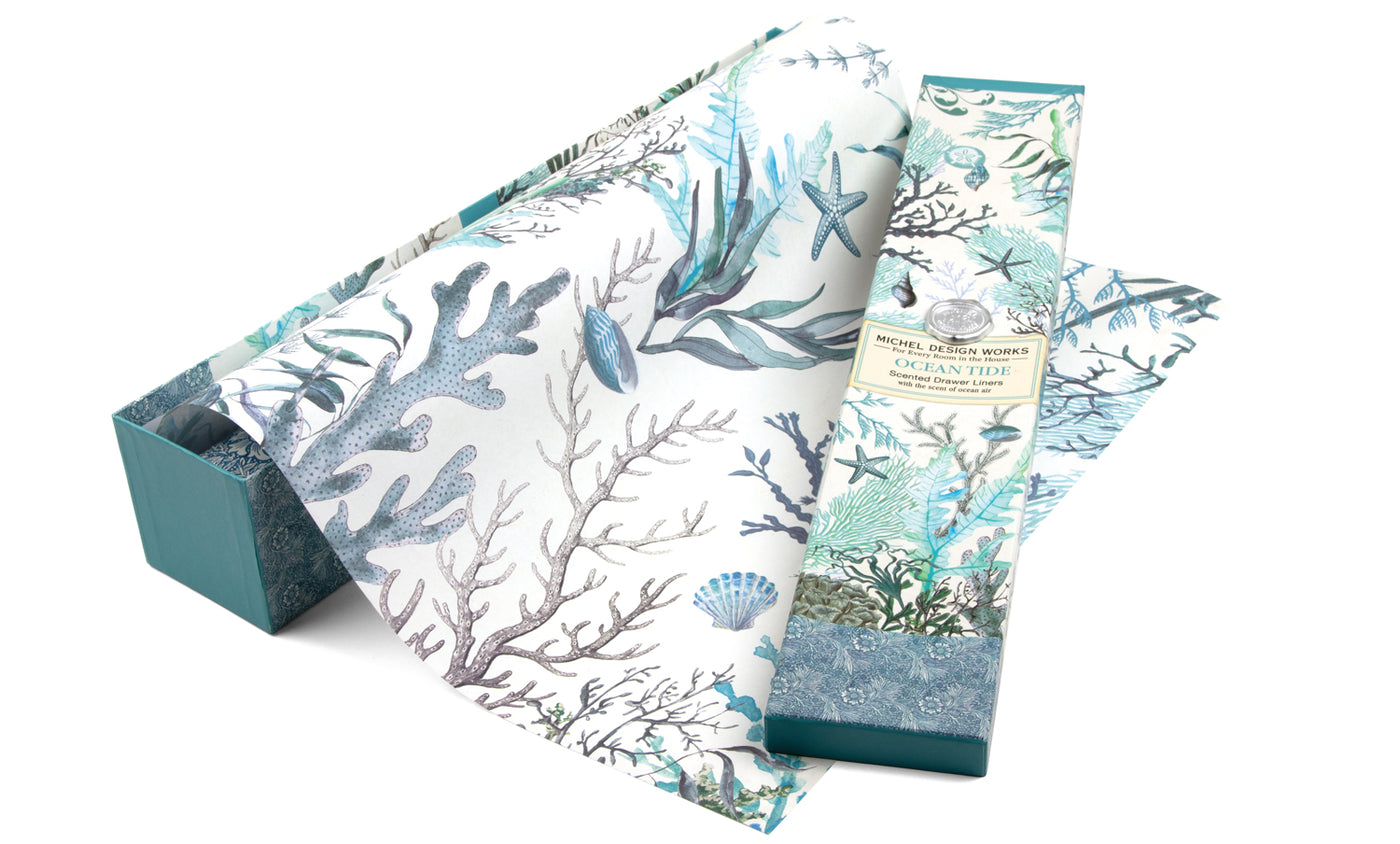 Michel Design Works OCEAN TIDE DRAWER LINER