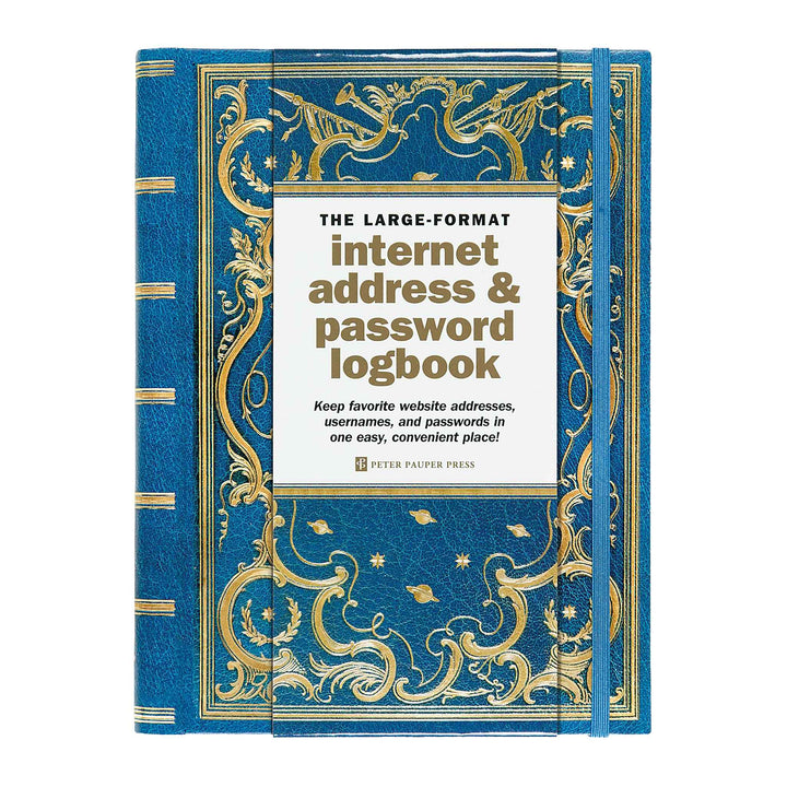 Internet & Address Log Book - Celestial