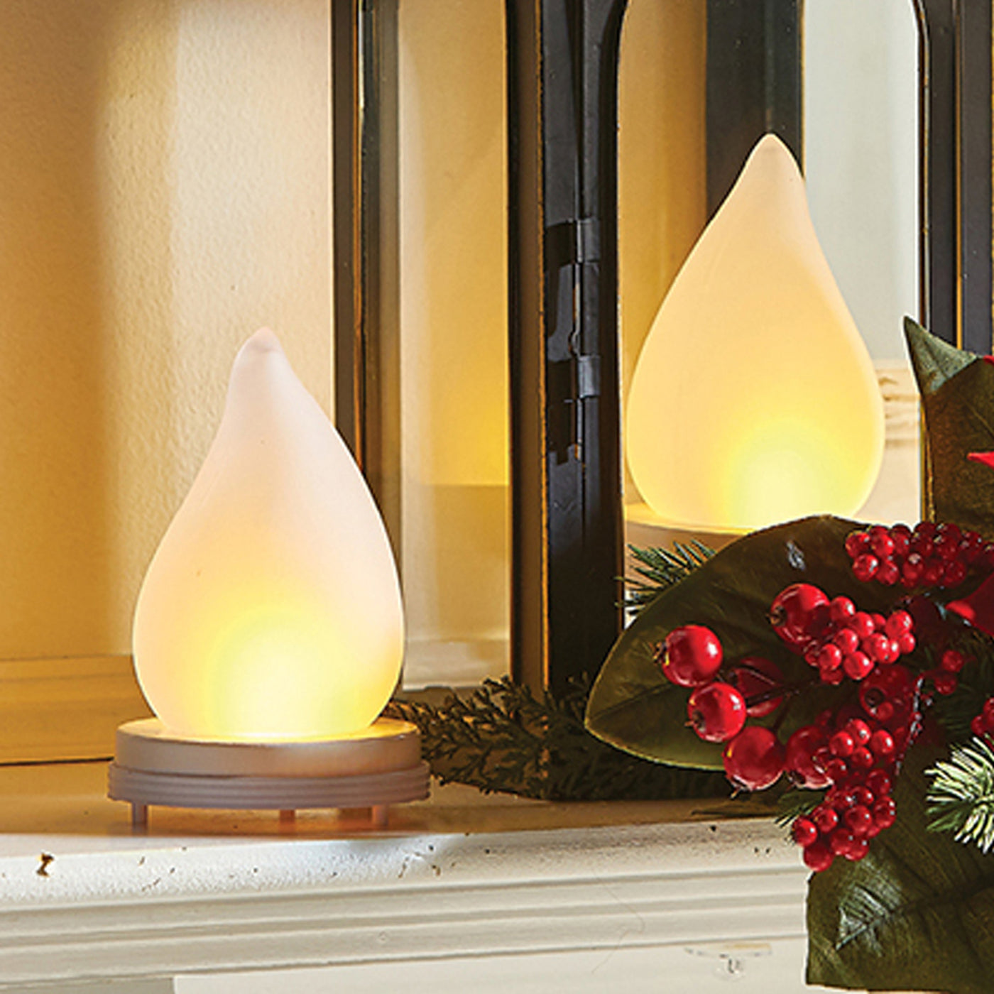 Raz Battery Operated Large Flame Candle Bulb
