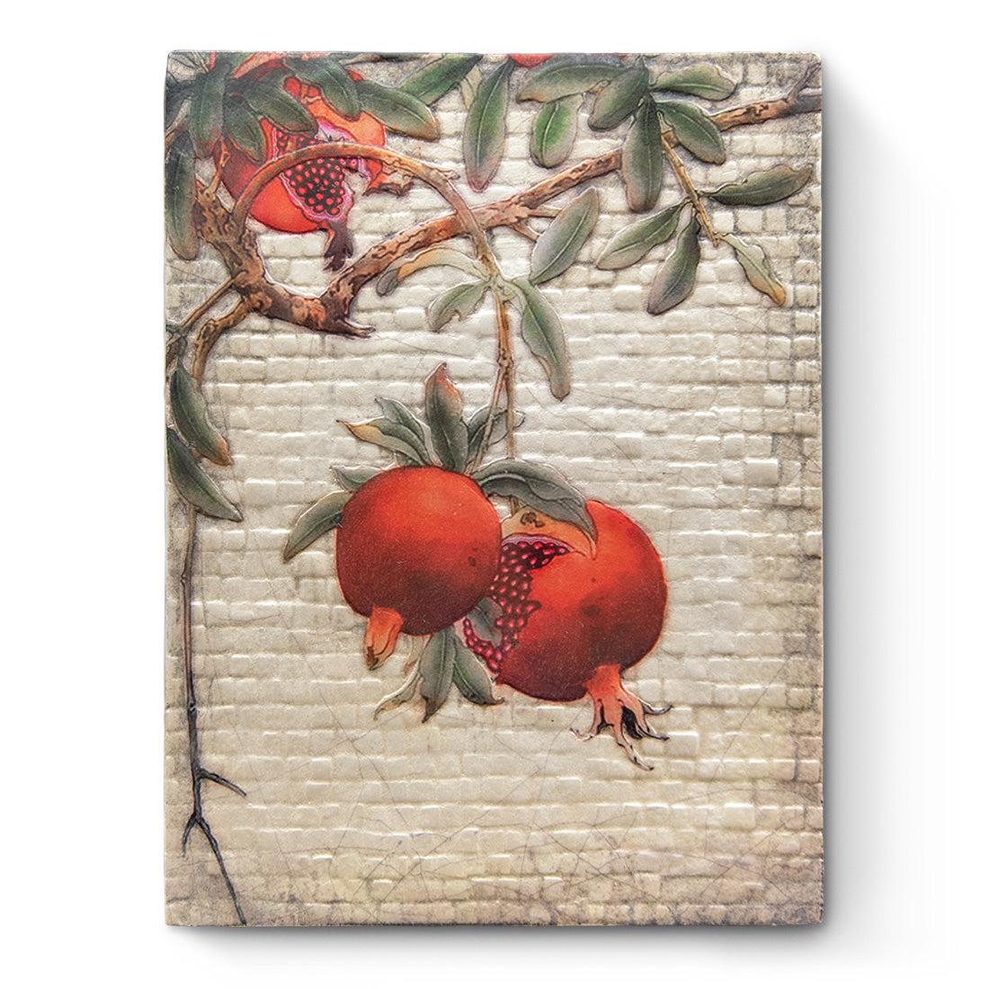 T 607 Pomegranate - Sid Dickens Collectable Tile front 2023 Fall Collection