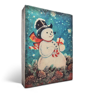 T 612 Snowman - Sid Dickens Collectable Tile side Holiday Collection