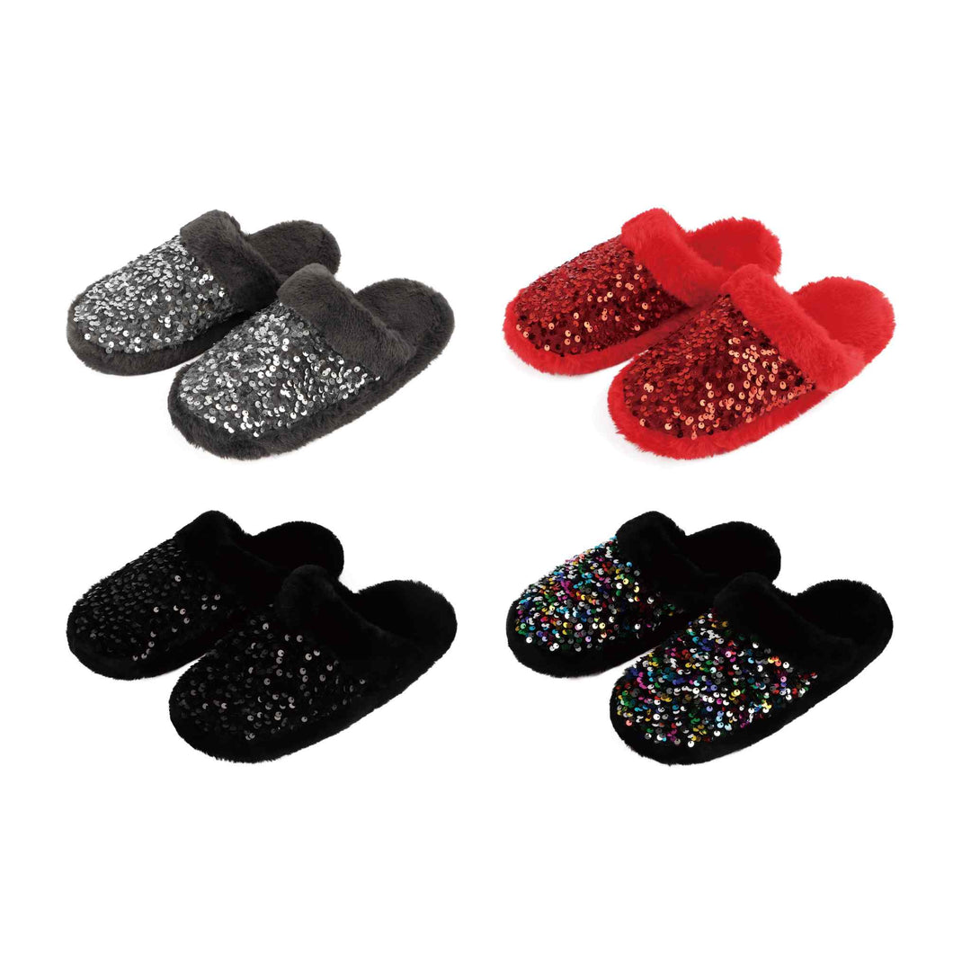 Women's Snoozie Slippers - Glamour Slide Collection