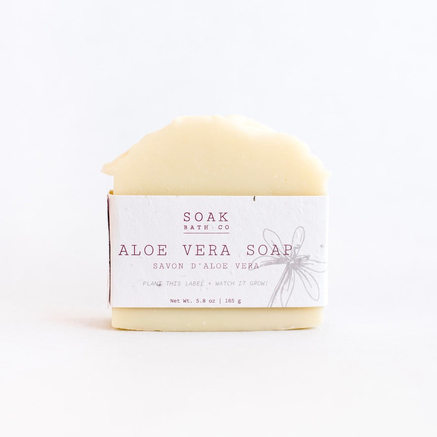 Aloe Vera Soap Bar by SOAK Bath Co