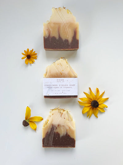 Sunflower Fields Soap by SOAK Bath Co