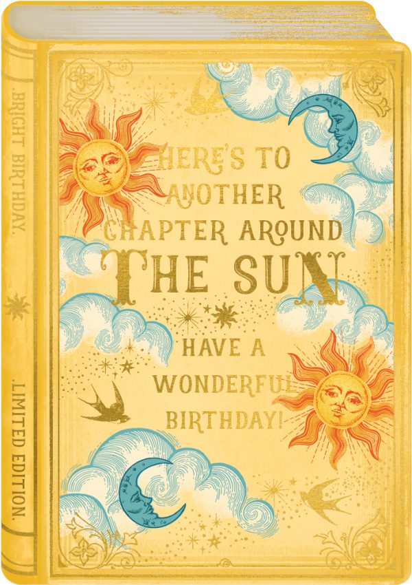 Around The Sun Birthday - Storybook Card