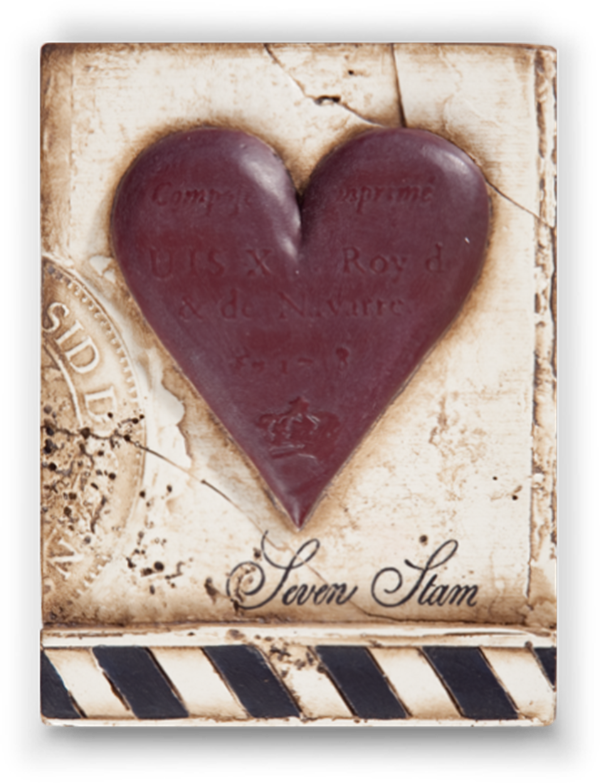 T 175 Seven of Hearts RETIRED and SIGNED Sid Dickens Memory Block