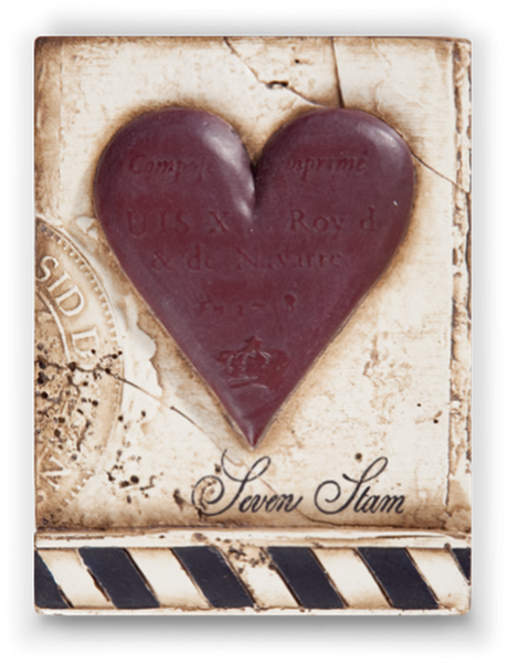 T 175 Seven of Hearts RETIRED Sid Dickens Memory Block – Crafted Decor