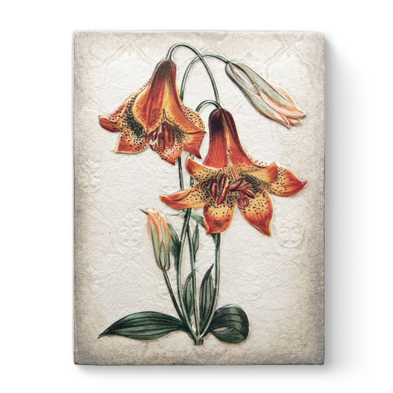 T 551 Tiger Lilies Sid Dickens Memory Block
