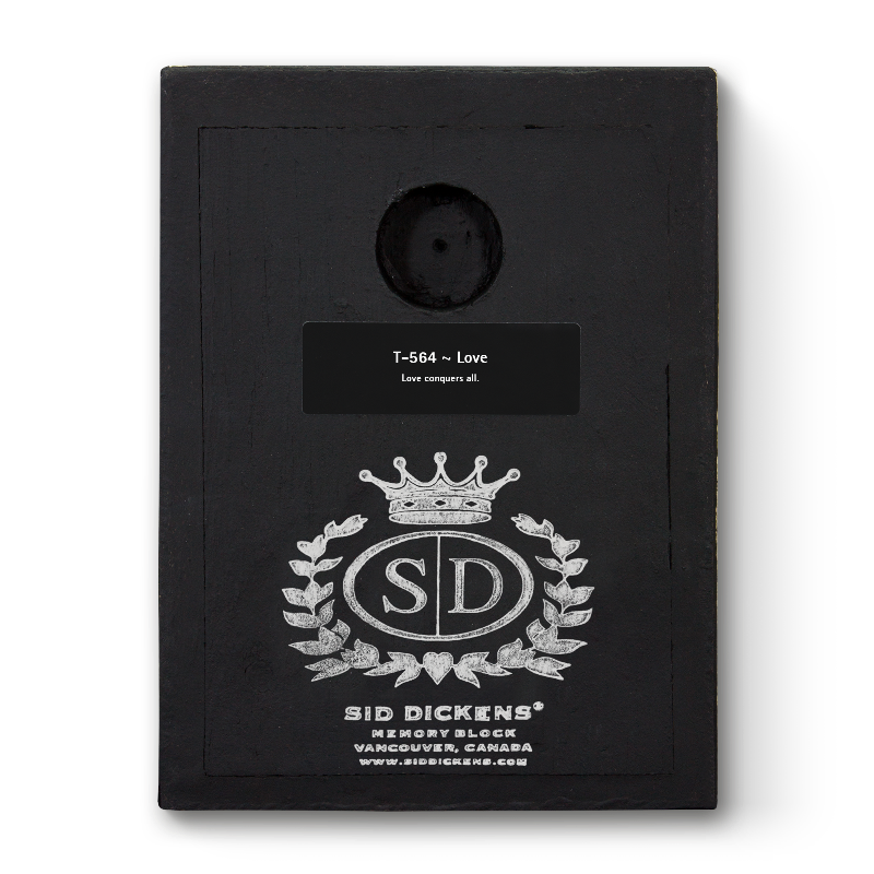 T 563 Love Sid Dickens Memory Block