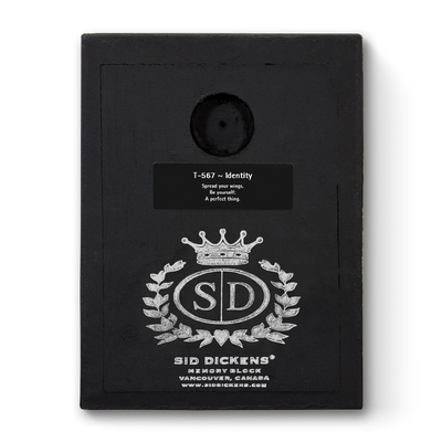 T 567 Identity Sid Dickens Memory Block