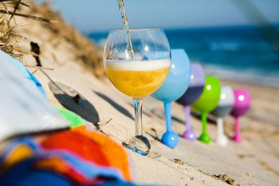The Beach Wine Glass - Floating / Stake-able  Wine Glass